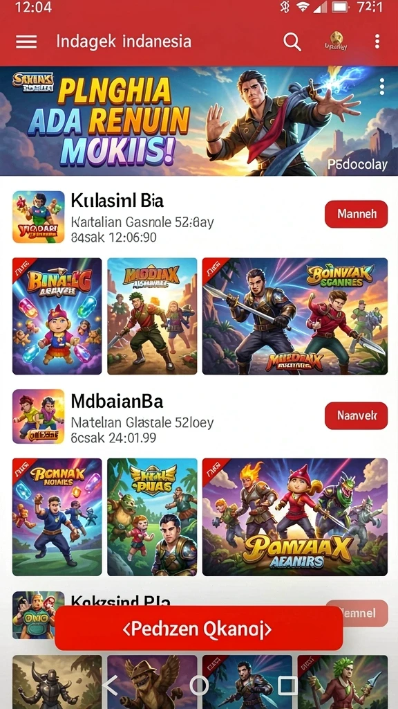 Screenshot menunjukkan mode multiplayer dengan pemain lain.