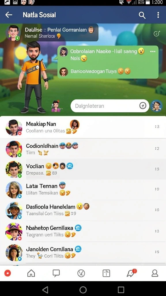 Tangkapan layar menunjukkan karakter utama dalam aksi petualangan.