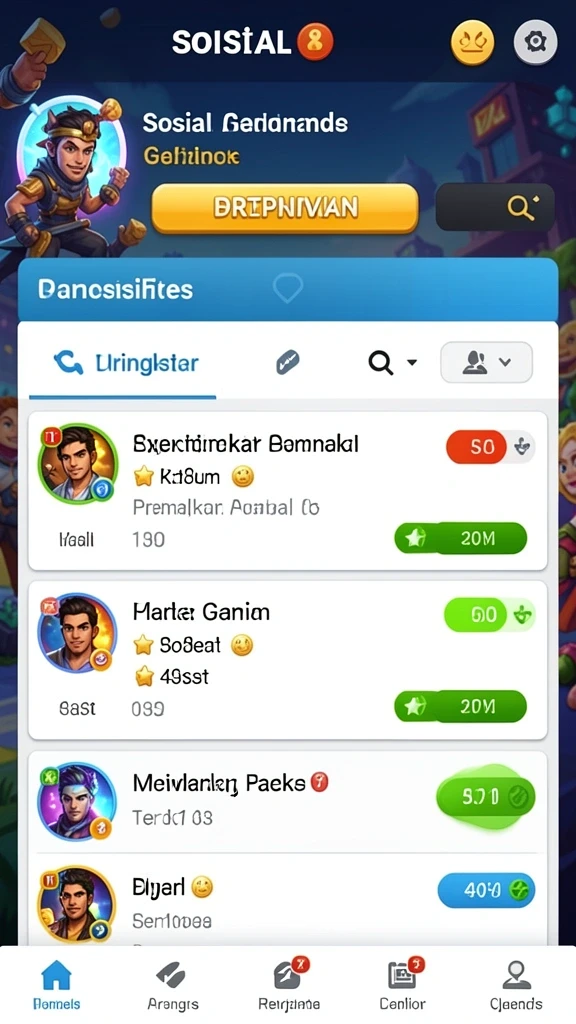 Interaksi sosial yang menyenangkan antar pemain.
