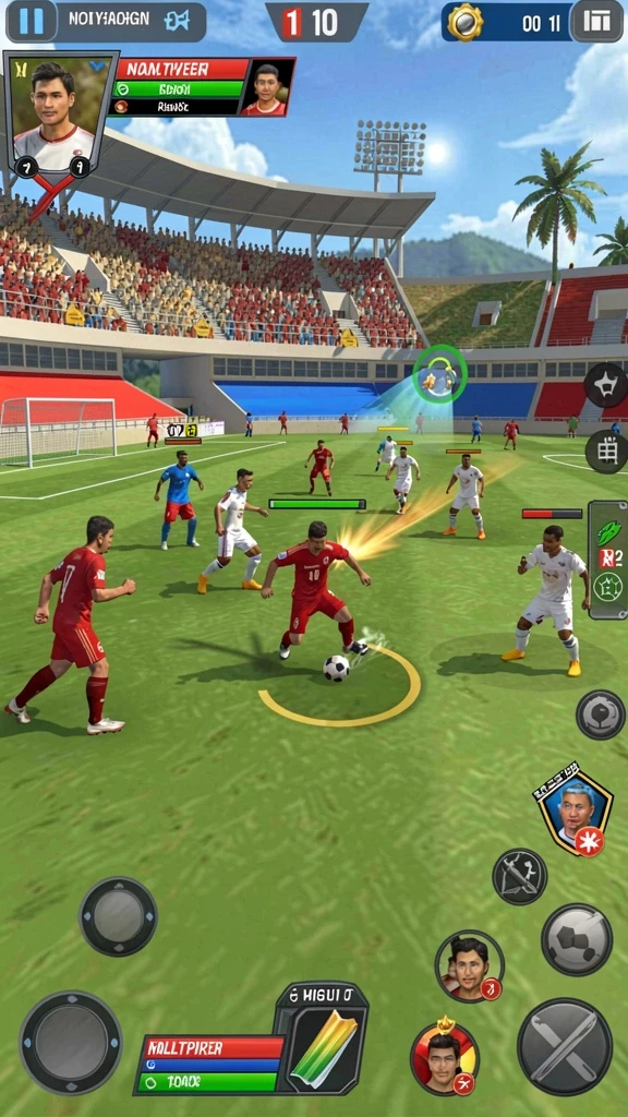 Momen seru saat bermain dalam mode multiplayer.