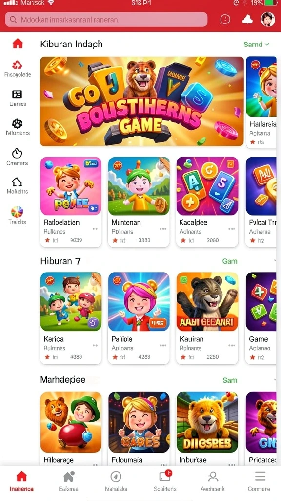 Gameplay yang seru dan penuh tantangan.