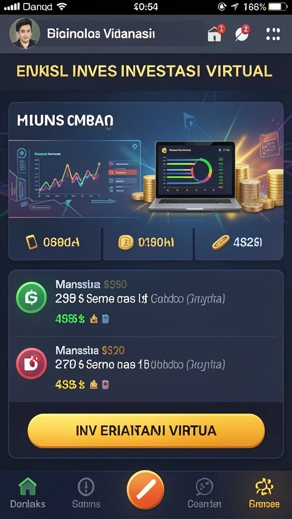 Menu pilihan permainan yang bervariasi.