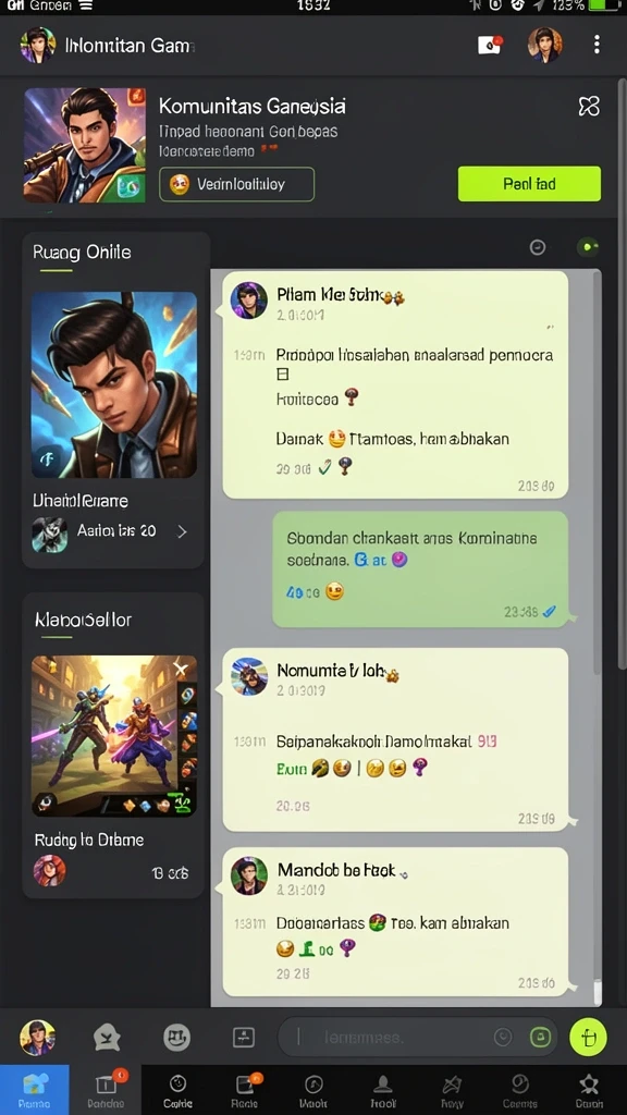 Gameplay yang seru dan menantang di setiap level.