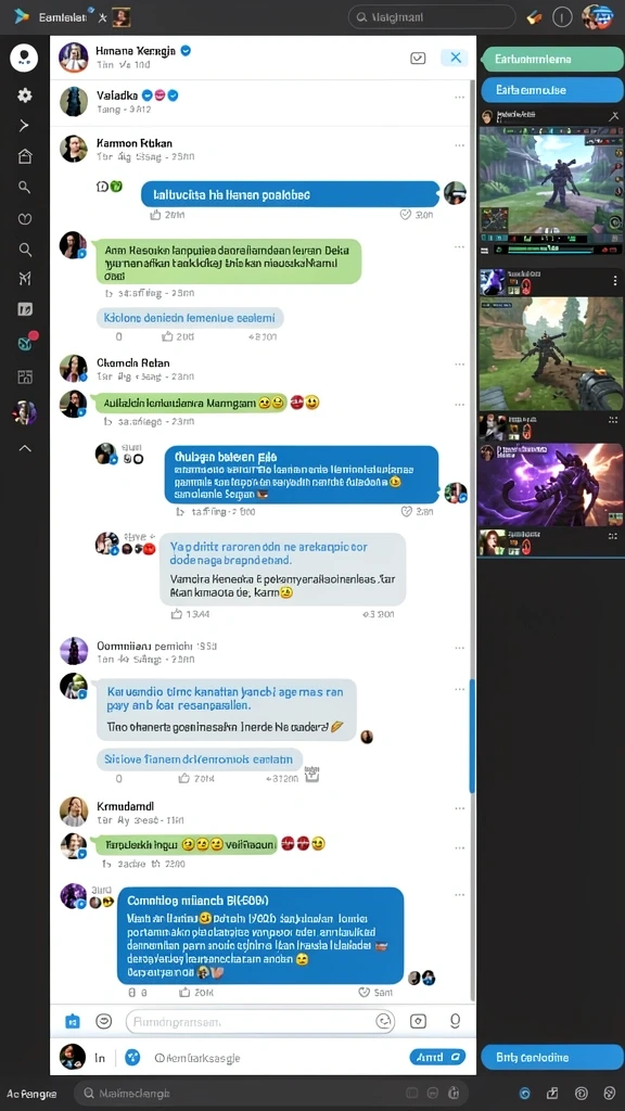 Komunitas aktif antar pemain yang seru.