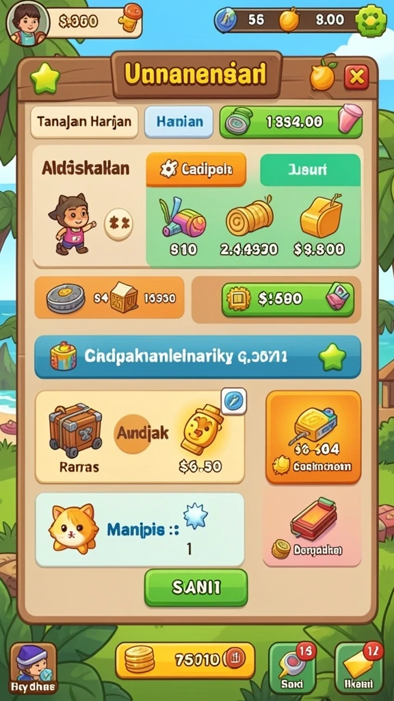 Fitur multiplayer yang memungkinkan interaksi dengan pemain lain.