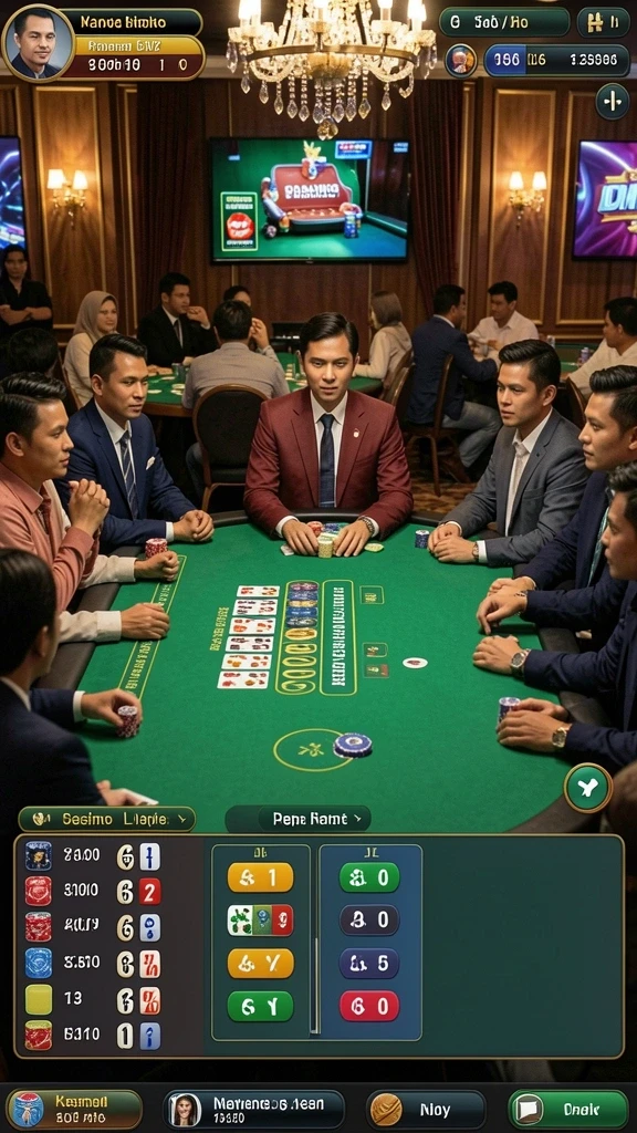 Fitur komunitas yang memungkinkan interaksi antar pemain.
