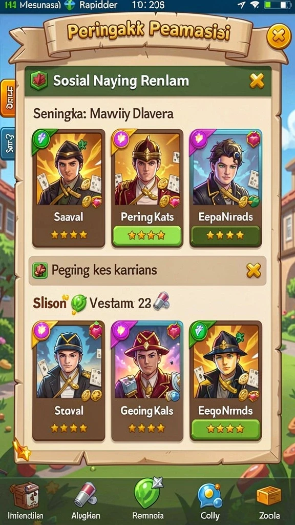 Screenshot memperlihatkan aksi seru saat bermain di level menantang.