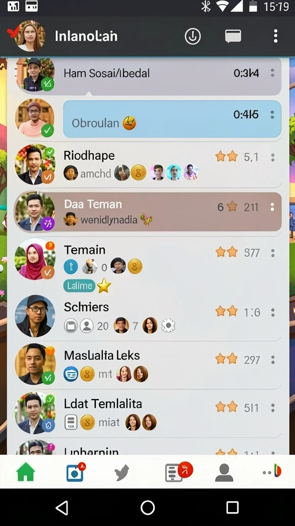 Mode permainan yang seru dan kompetitif.