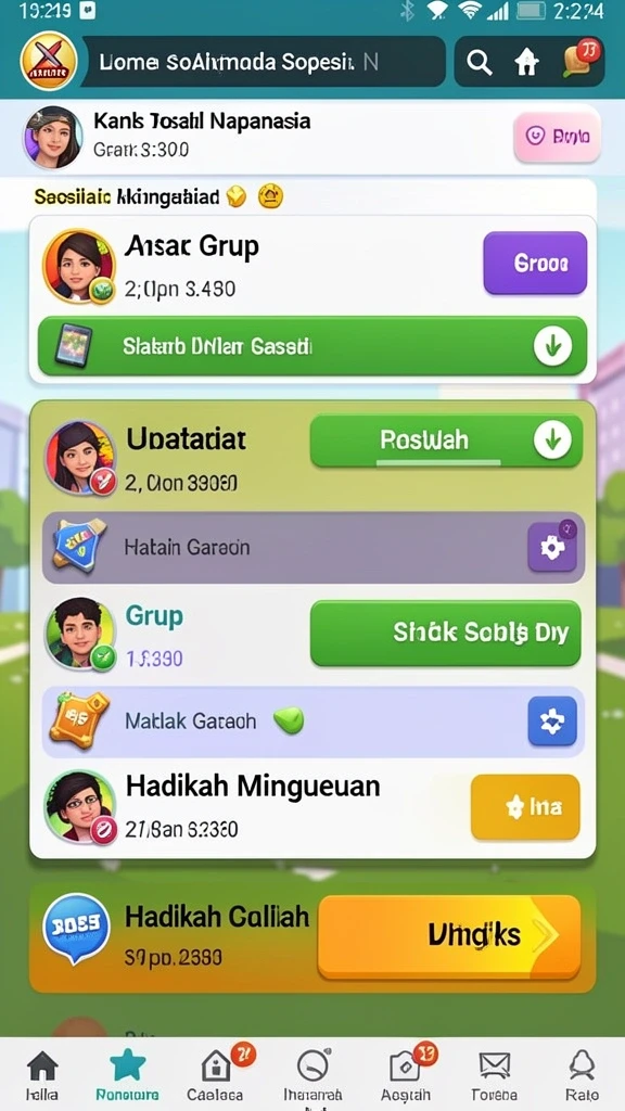 Screenshot menunjukkan momen seru dalam gameplay penuh aksi.