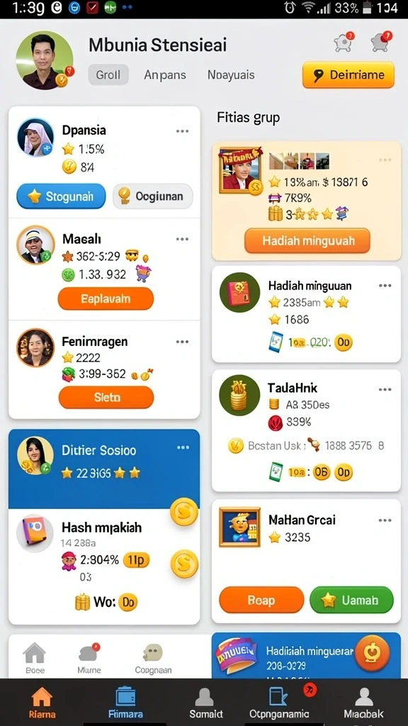 Level yang menantang dan memacu adrenalin.