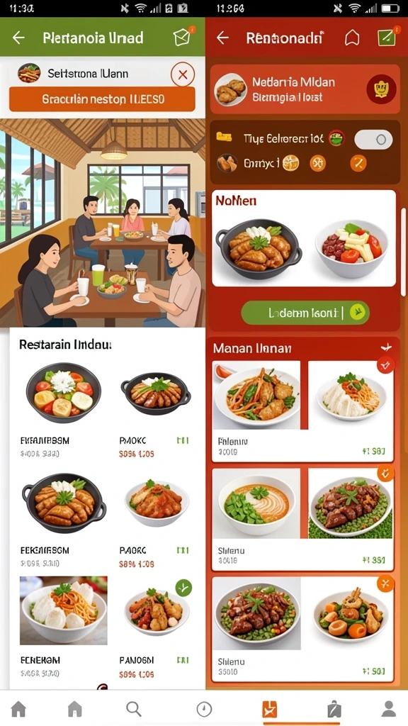 Tampilan antarmuka yang modern dan menarik.