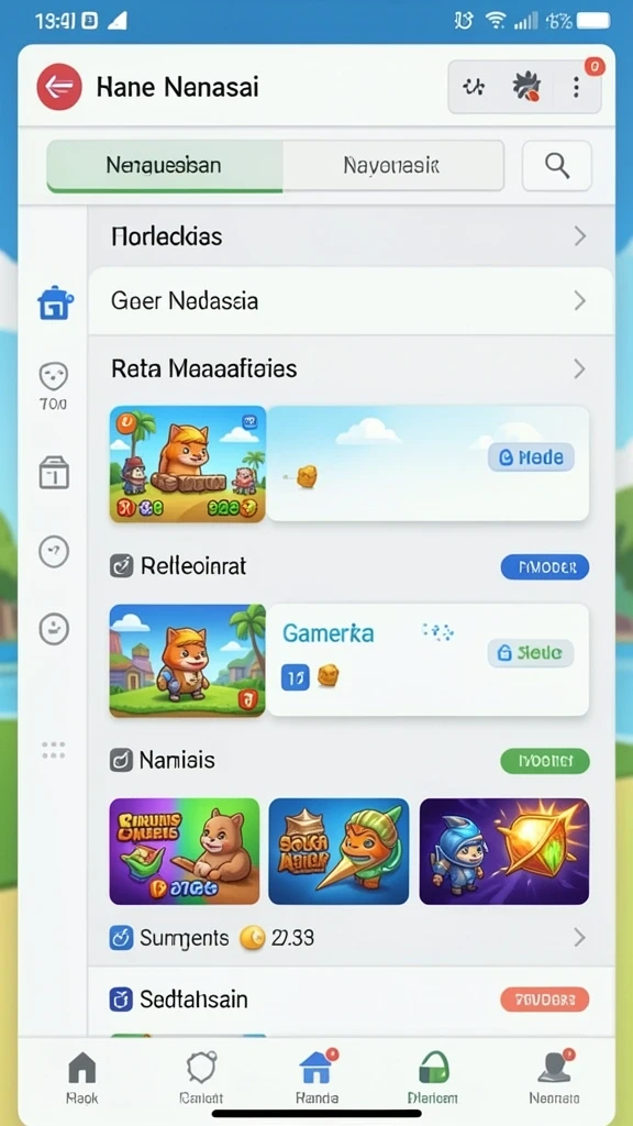Mode permainan yang seru dan kompetitif.