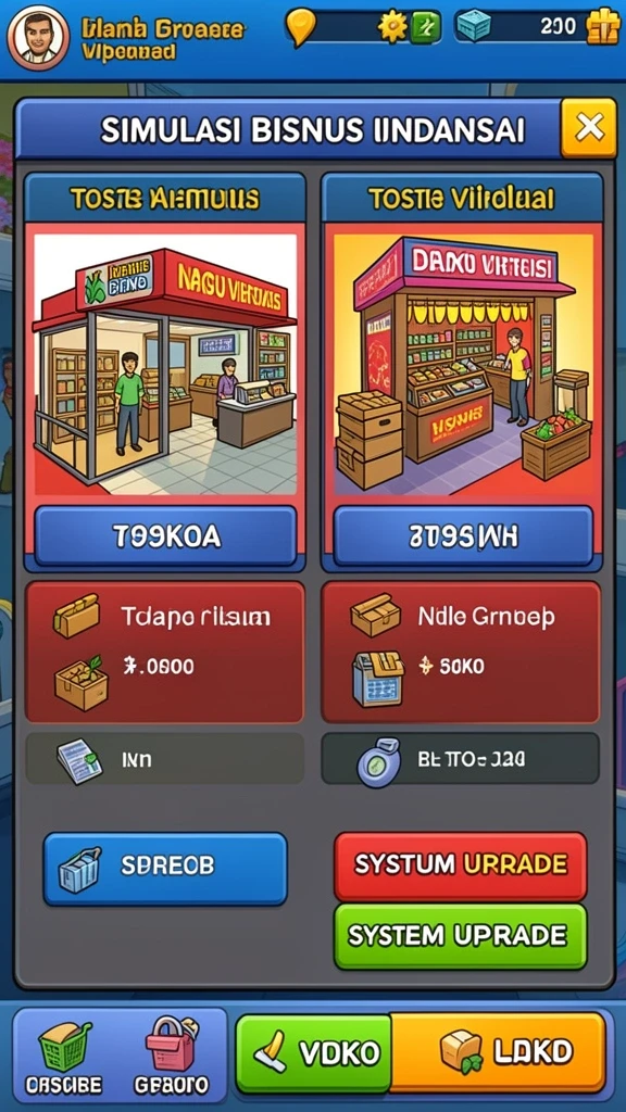 Tampilan antarmuka yang intuitif dan menarik.