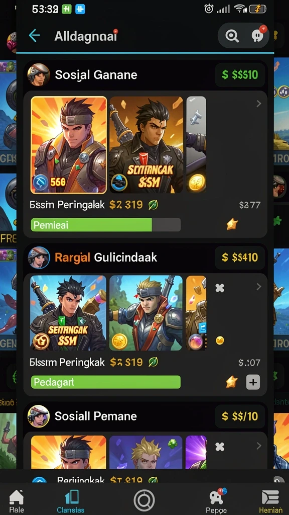 Tampilan antarmuka yang menarik dan intuitif.