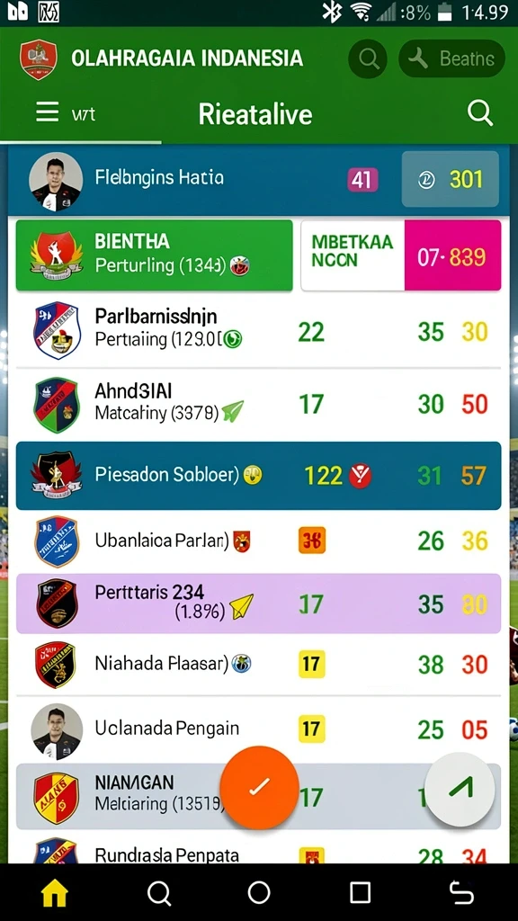 Berbagai pilihan permainan slot yang tersedia dalam aplikasi.