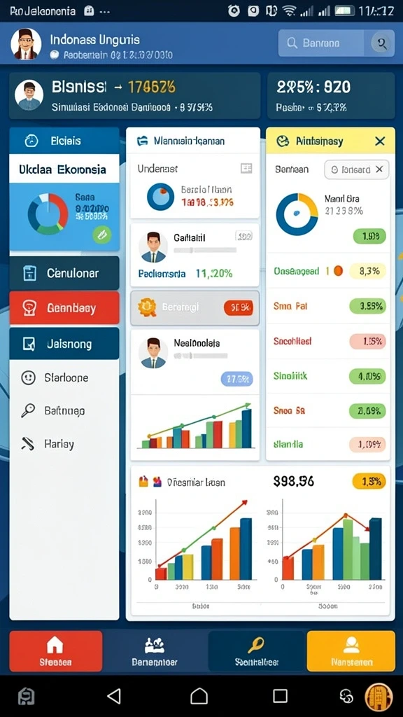 Tampilan grafis yang menawan dan warna-warni.
