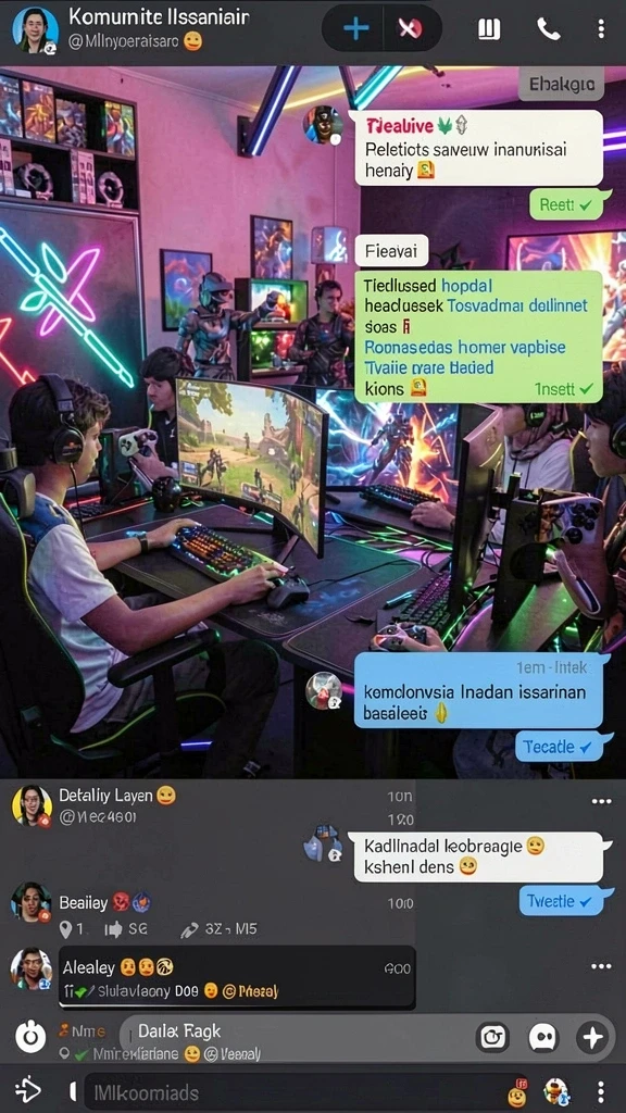 Kompetisi seru dengan pemain lain secara online.