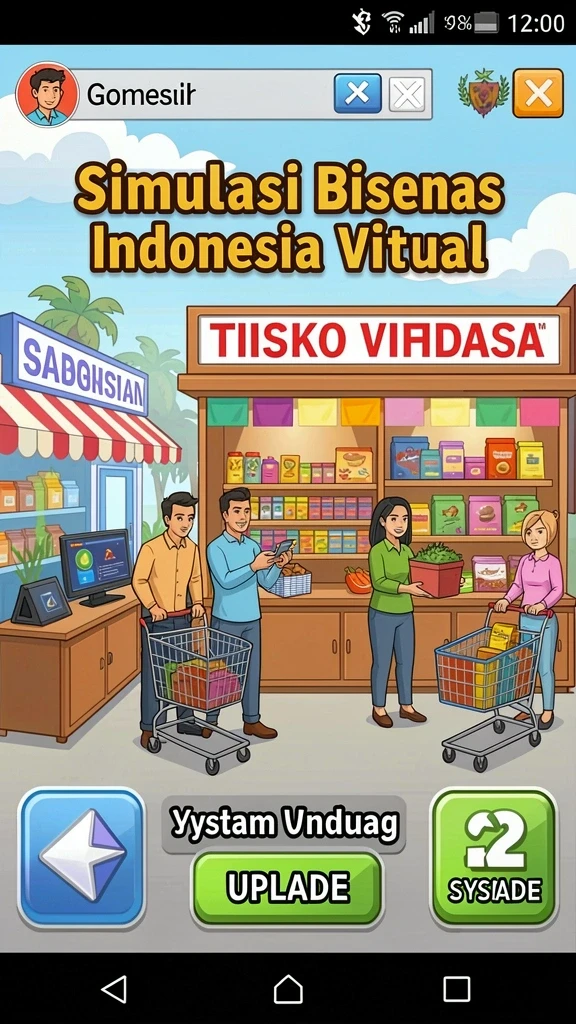 Screenshot ini menunjukkan antarmuka utama aplikasi MITRA77 yang menarik.