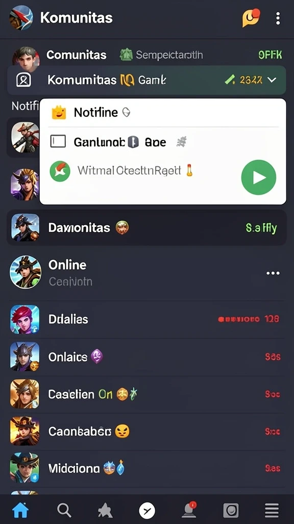 Mode multiplayer yang seru dan kompetitif.