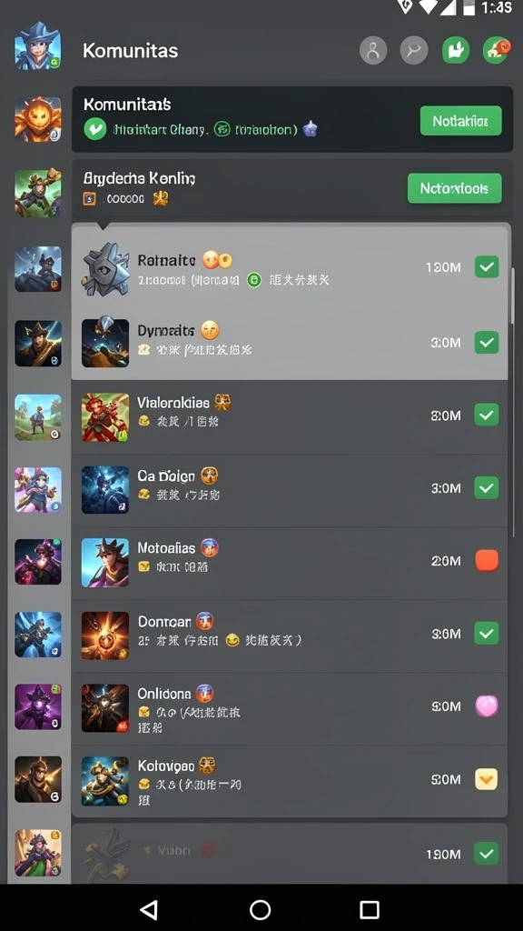 Berbagai pilihan permainan slot yang menghibur.