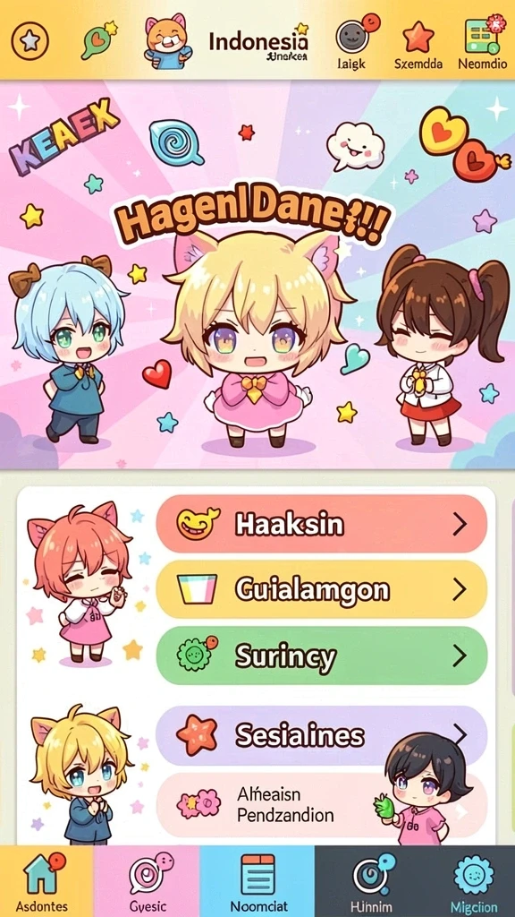Mode permainan yang beragam dan menarik.