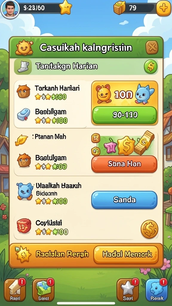 Mode multiplayer yang seru dan kompetitif.