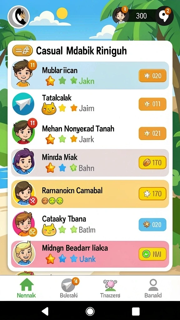 Screenshot menampilkan karakter yang sedang berjuang.