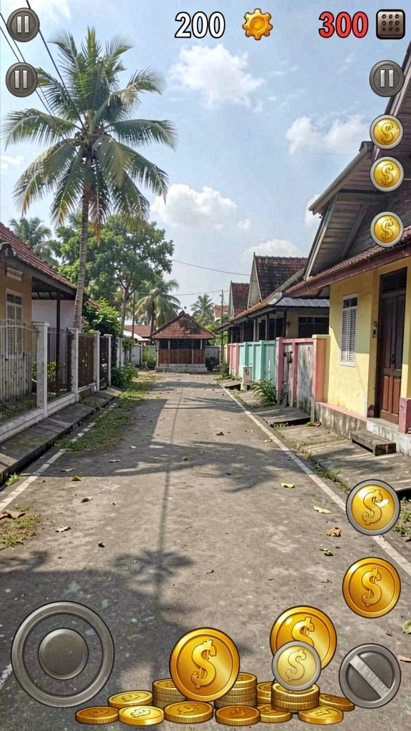 Fitur multiplayer yang memungkinkan bermain bersama teman.
