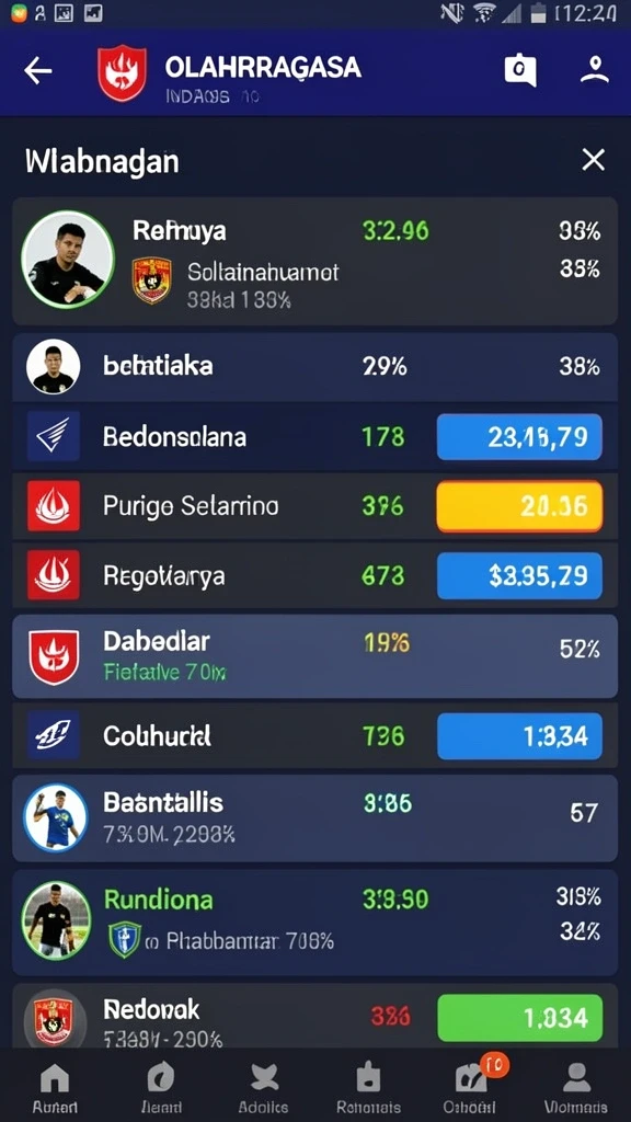 Beragam pilihan permainan judi yang tersedia.