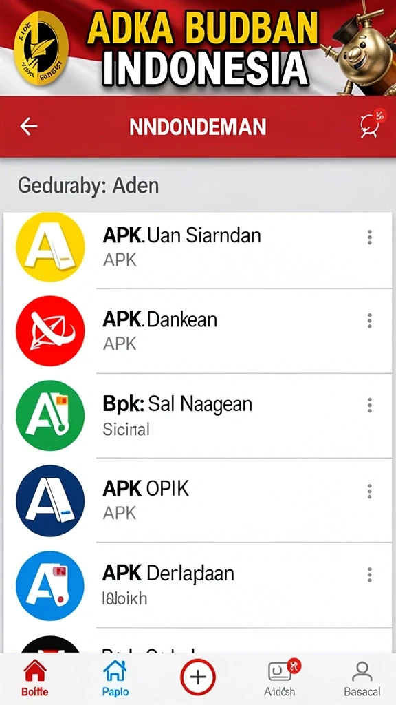Tampilan awal SOBATGAMING yang menarik dengan karakter warna-warni.