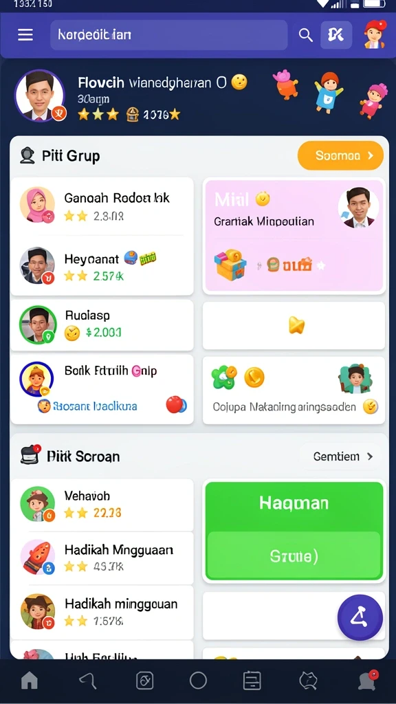 Tampilan antarmuka yang user-friendly.