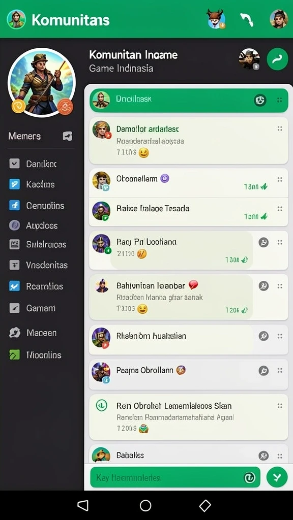 Screenshot menampilkan antarmuka permainan yang intuitif.