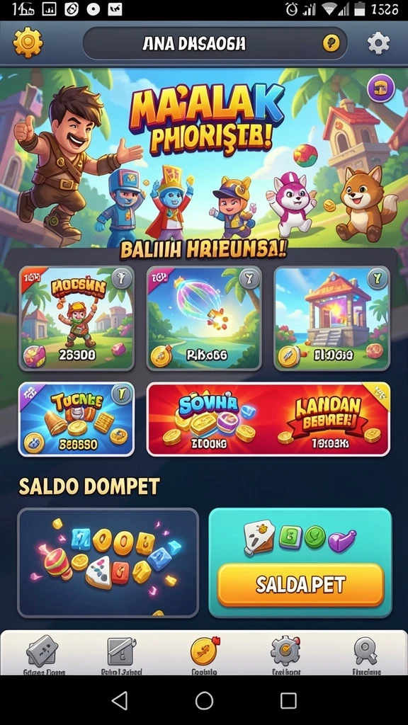 Tampilan grafik yang memukau dan penuh warna.