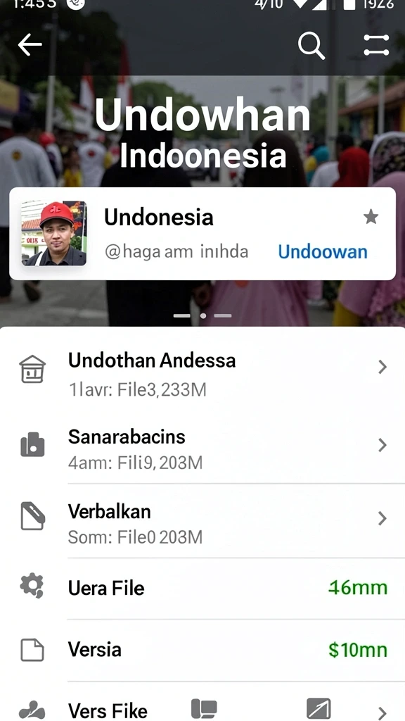 Tampilan antarmuka yang sederhana dan menarik.
