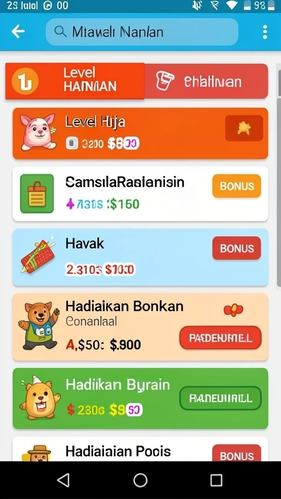 Karakter unik dengan desain yang memukau.